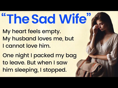 The Sad Wife ✅ Learn English Through Listening (A1 / A2 Level) ✅