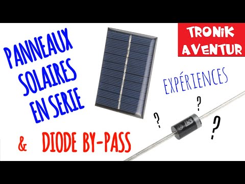 TRONIK AVENTUR 314 DIODE BY-PASS panneaux photovoltaïques en série EXPERIENCES