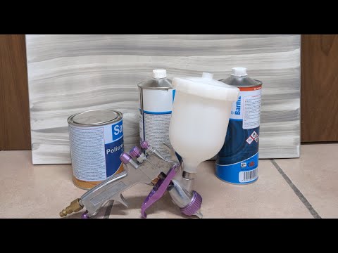 Gran curso: Como mezclar el barniz de poliuretano