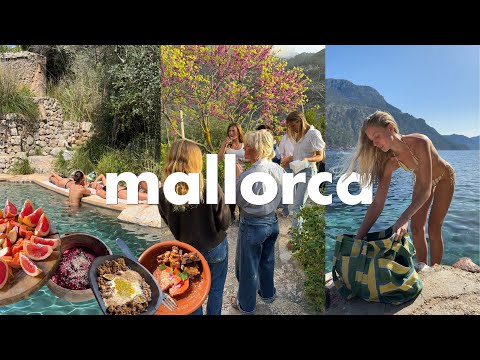 girls trip to mallorca | beautiful villa, pilates & hidden beach
