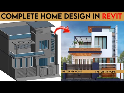Revit house design | Complete house design in revit | Revit tutorials |