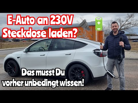 Can you safely charge your electric car at home using a 230V socket? Beware of fire hazard!