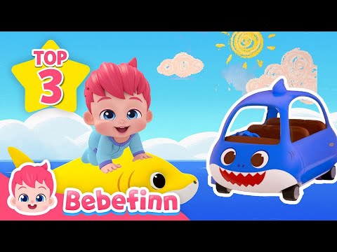 Mix - Baby Shark, Good Morning, Baby Car | #Bebefinn Most Viewed Videos | Animal Songs