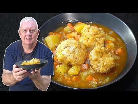 1970s Meatless Stew with Dumplings - classic budget dish