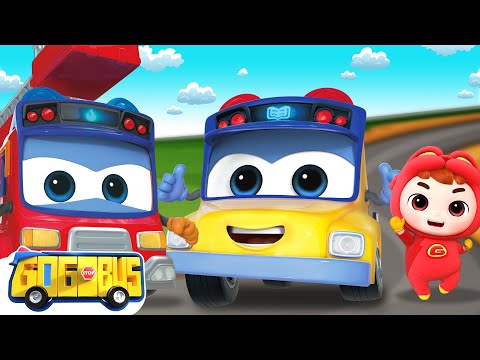 🚌 As Rodas do Ônibus | Música de Veículos | Músicas Infantis | GoGoBus Português