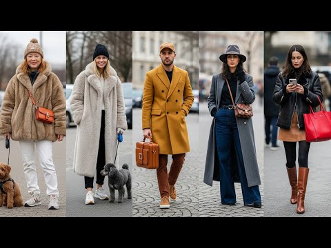 T 3 °C Milan Street Fashion December 2025 🇮🇹 Italian Luxury Outfits Looks | New Shopping Trends