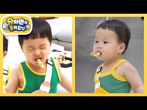 [김준호네] 유행 예감! 탕수육 쪽쪽이 물고 장난기 가득한 은우♥정우 형제 [슈퍼맨이 돌아왔다/The Return of Superman] | KBS 241006 방송