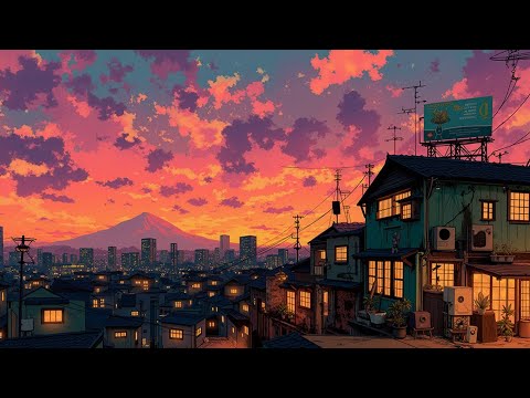 Japanese Lofi Ambience 🏮 Vintage Town Vibes & Relaxing Hip Hop Beats 🎶 Study Music