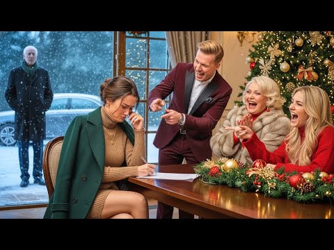 Сквозь слёзы она подписала рождественский развод… они не знали, кто её отец