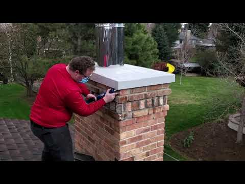 How Do I Rebuild a Chimney Crown?