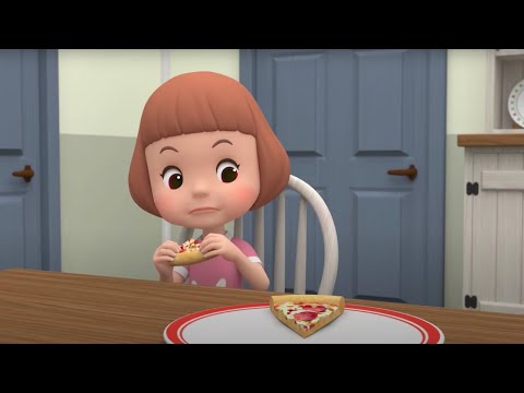 Мультик 🚕  РОБОКАР ПОЛИ - Новинка! Уроки безопасности с Эмбер ⚠️  Весёлый ужин 🍕