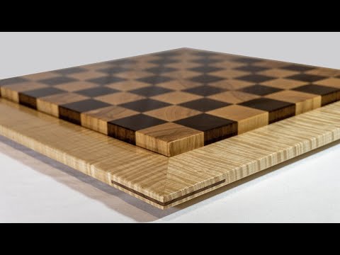 How I made two Regulation Size End Grain Chess Boards