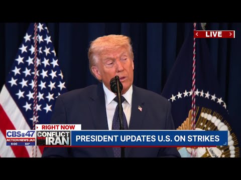Trump gives update on US/Israel war with Iran; says strikes may end soon