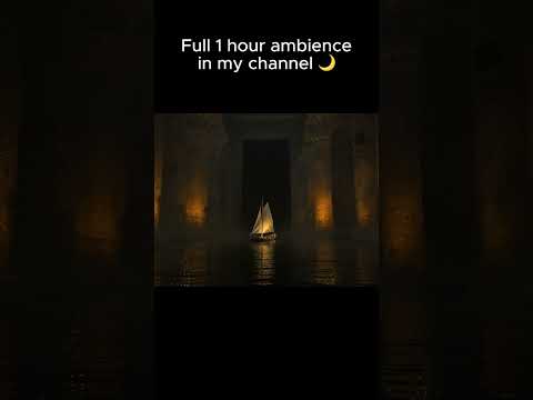 POV: You're crossing the Nile at Night 🌙 #shorts #ambience #calming
