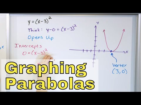 09 - Practice Graphing Parabolas - Part 1 (Vertex Form & Standard Form)