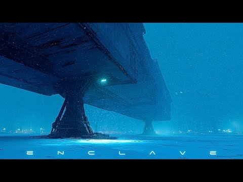 ENCLAVE: Blade Runner Ambience | Winter Focus & Sleep Cyberpunk Ambient Music & Snow | 2 Hours | 4K