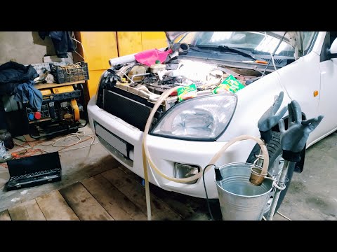 Промывка радиатора печки лимонной кислотой