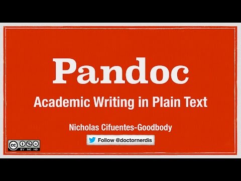 Using Pandoc