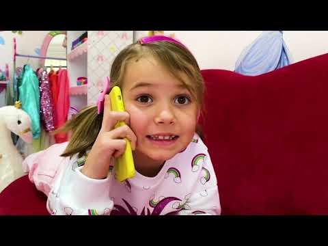 Katy and her dress up fort the disco and ball