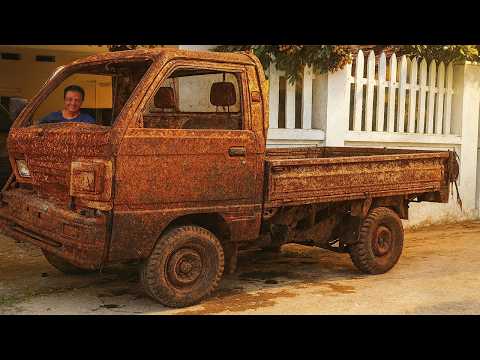 Complete Restoration Of SUZUKI Car Truck After Accident And Submerged In A River For Any Years