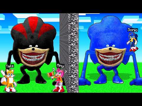 I CHEATED in a SHIN SONIC vs SHIN SHADOW Minecraft Build Battle!