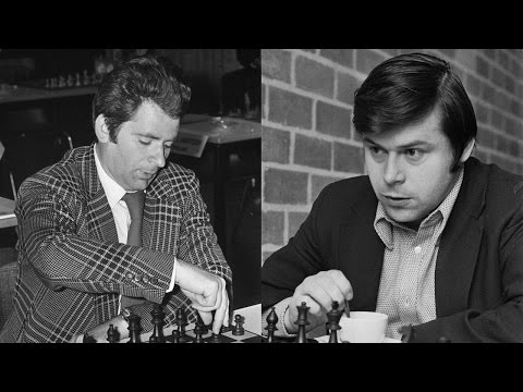 Шахматы. Борис Спасский. КРАСИВАЯ ПАРТИЯ в закрытой "сицилианке"!