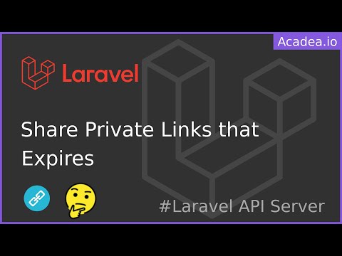 Ep44 - Create Links that will Expire in Laravel?! - Signed Route