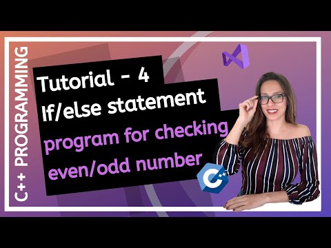 C++ FOR BEGINNERS (2025) - If/else statement, check odd/even number, flowchart PROGRAMMING TUTORIAL