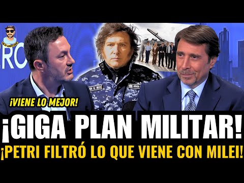 ¡LUIS PETRI FILTRÓ el GIGA PLAN MILITAR que se VIENE con MILEI!