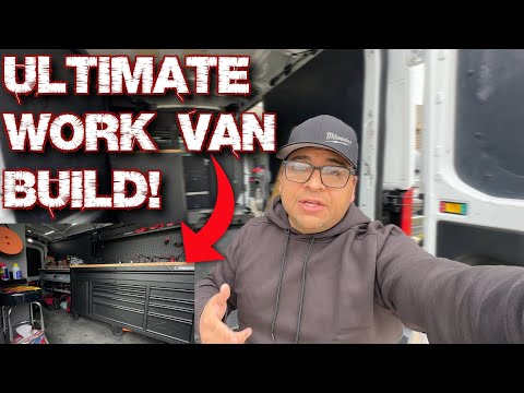 ULTIMATE WORK VAN BUILD! LOCKSMITH ELECTRICIAN CUSTOM VAN BUILD!