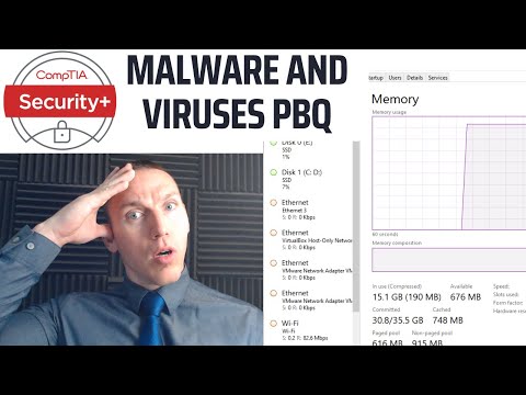 Malware and Viruses - CompTIA Security+ Performance Based Question PBQ 2