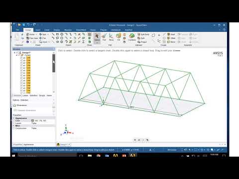 3D Truss SpaceClaim Another Way