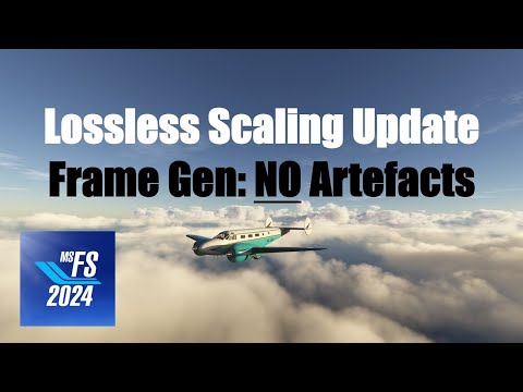 Frame Gen without Artefacts | Lossless Scaling Frame Generation | MSFS 2020 & MSFS 2024