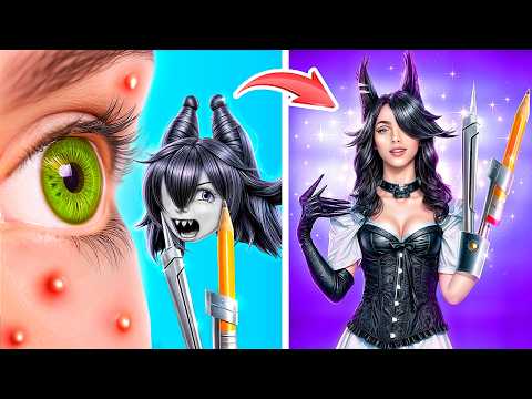 Мисс Циркуль vs Мисс Делайт! Из ботанши в красотку! Бумажное образование vs Poppy Playtime 3!