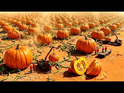 They Transformed Dead Sand into a Pumpkin Kingdom! (Shocking Gobi Desert Harvest)