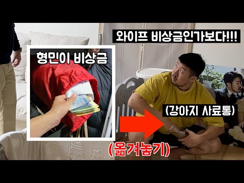 와이프 비상금인 줄 알고 혼냈는데 내 비상금이라면?ㅋㅋ