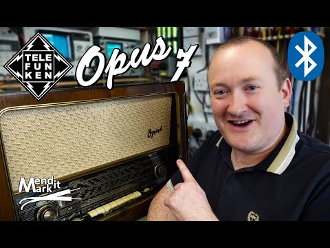 1957 Telefunken Opus 7 Repair & Bluetooth Mod