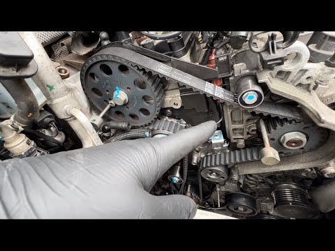Volkswagen Passat 2.0TDI CRLB Cambelt and Water Pump replacement due to excessive coolant leak