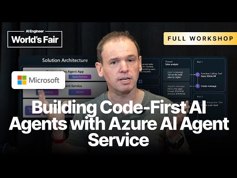 Building Code First AI Agents with Azure AI Agent Service — Cedric Vidal, Microsoft