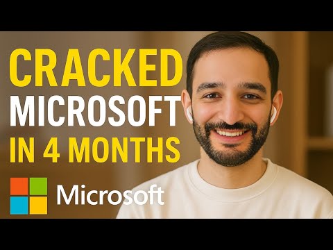 How I Cracked Microsoft in 4 Months | Full Preparation Roadmap for DSA, C++, LLD & System Design