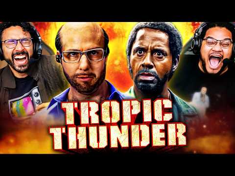 TROPIC THUNDER (2008) IS FREAKIN' HYSTERICAL!! MOVIE REACTION!! Robert Downey Jr. | Tom Cruise