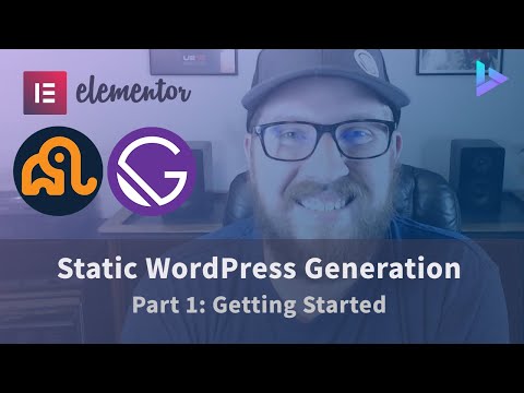 Getting Started With GatsbyJS, Elementor, and WPGraphQL | Static WordPress Generator