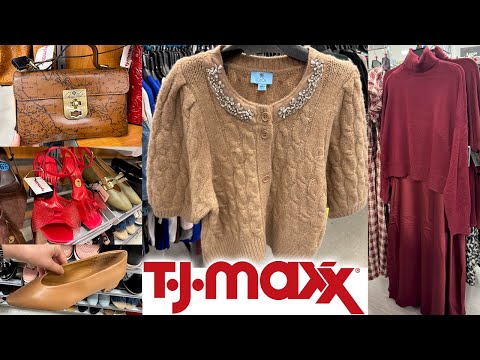 🧡 TJ MAXX NEW HOLIDAY 2025 FASHION FINDS ❤️ FESTIVE WOMEN’S CLOTHING, BAGS, SHOES & GIFT IDEAS ✨