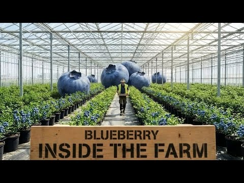 Inside a Blueberry Farm | Hydroponic Blueberries Explained