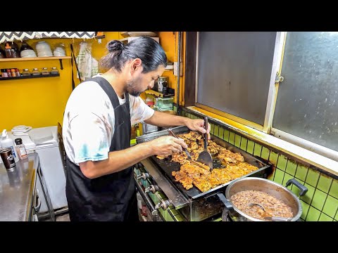 Unbelievable Huge Chicken! Great Food at an Teppanyaki Place Run by a Solo Cook