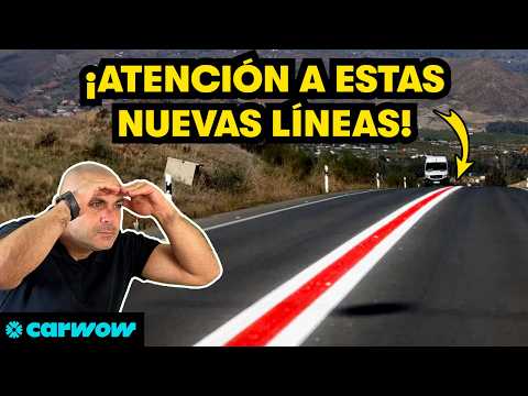 ¿QUÉ SON ESTAS NUEVAS LÍNEAS EN EL ASFALTO? LA DGT ANDA DESESPERADA