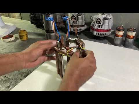 RECUPERANDO BOBINA DE CAMPO DO MOTOR DE PARTIDA DO KB SCANIA