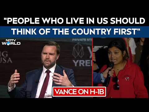 JD Vance's H-1B Fraud Remark And Praise For In-Laws Who "Enriched US"