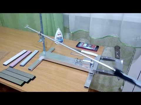 Станок с поворотным механизмом для заточки ножей на подшипнике. Точилка . Два подшипника лучше!
