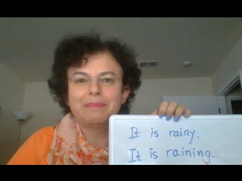 It is rainy или It is raining - В ЧЕМ РАЗНИЦА? [Английский с Асей]